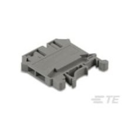 TE CONNECTIVITY Din Rail Terminal Blocks 4Mm2, 1 In 2 Out Screw Terminal Block 2271681-2